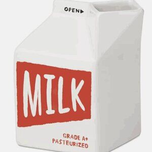Kate Spade Milk Carton Ceramic Creamer